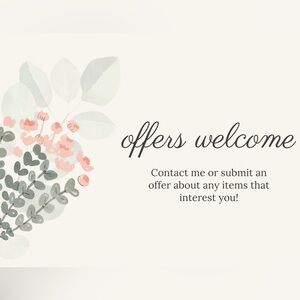 I can’t say YES if you don’t make an offer 🙂↔️